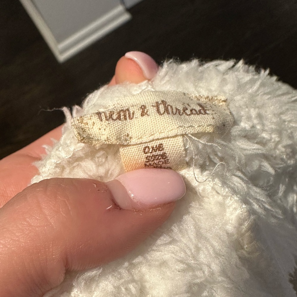Cozy Cream bear coat Hooded Sweater - Picture 8 of 8
